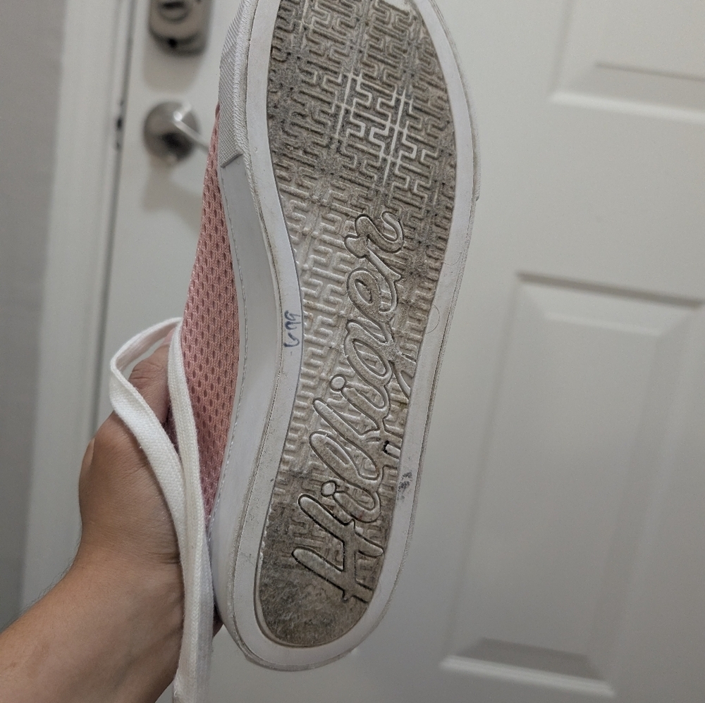 Tommy Hilfinger Pink and White Sneakers Size 7 - Picture 5 of 5